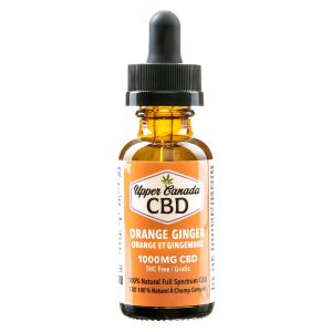 CBD Oil Tincture Orange Ginger Flavour